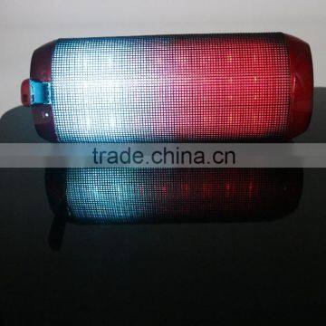 Hottest Top Quality 2016 Music Mini Bluetooth Speaker With FM Radio,LED Light, TF Card Support photo-2