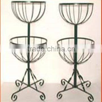 2 Tier Flower Fountain flower Baskets pot stand