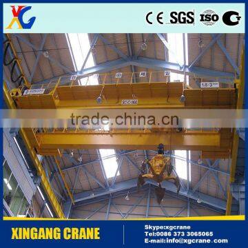 10ton 20ton Grab Bucket Owerhead Crane With Claw Machines Manufacture