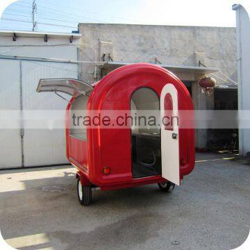 2014 Hot and Popular Small Movable Ghee Fast Food Trailer Cart for Vendors from China XR-FC250 D