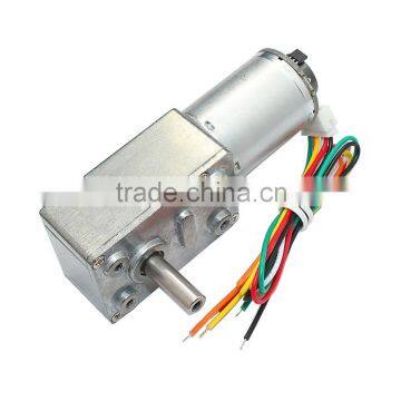 12v 10 Rpm Right Angle dc Worm Gear Motor With Encoder photo-2