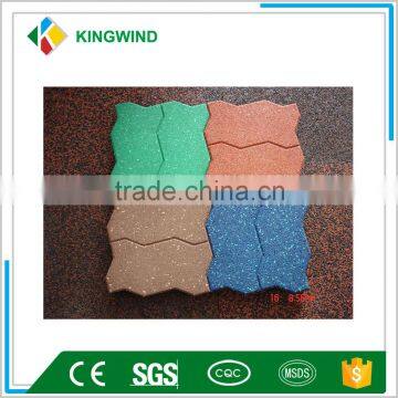 Slip-resisitant Rubber Flooring Tile /exhibition Flooring photo-2