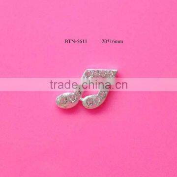 Hot selling factory price 20*16mm rhinestone button in stock (btn-5611)