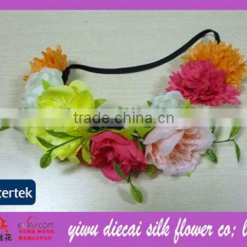 Decorative wedding/bridal artificial flower crown