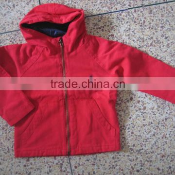 baby clothes child red jacket windbreaker jacket with hood