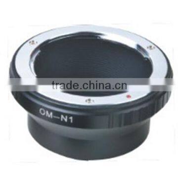 Camera bayonet lens adapter ring OM to N1