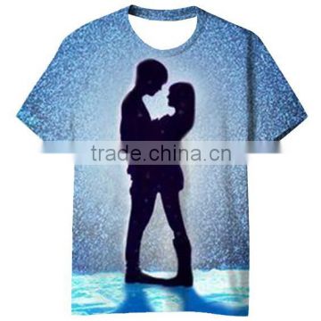 2015 Best sale color printed t-shirt,sublimation women T- shirt