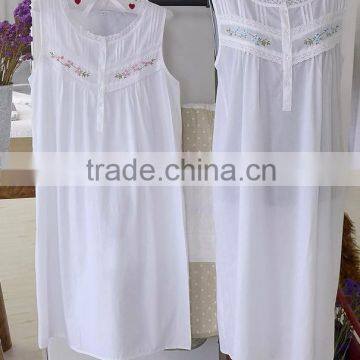 white cotton nightdress