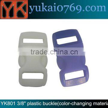 Yukai Unique Design Plastic Backpack Buckle,contoured 3/8" Buckle for Bag photo-1