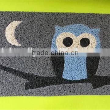 color match PVC cat litter mat cat sand mat,colorful door mat