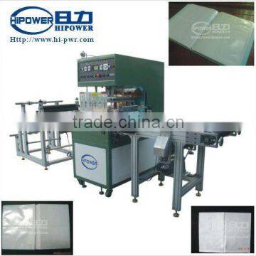 Automatic PVC book cover,inner page, soft crease box high frequency welding machine