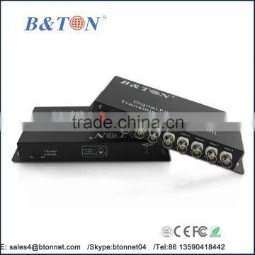 Fiber Optic Converter 16 Channel Digital Video Optic Converter / transmitter and receiver for CCCTV video survillance
