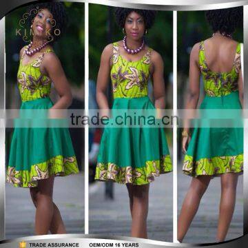Wholesale Latest Design Prom African Pockets Dress