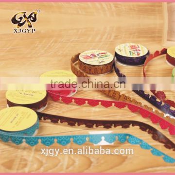 DIY Custom Colorful Adhesive Tape PU leather Lace Tape                        
                                                Quality Choice