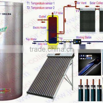 split pressurized solar water heater