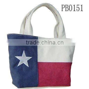 fashion style star printing canvas bag