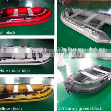 China inflatable folding boat with motor for sale