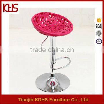 Adult High Swivel Plastic Design Chair With Footrest photo-2