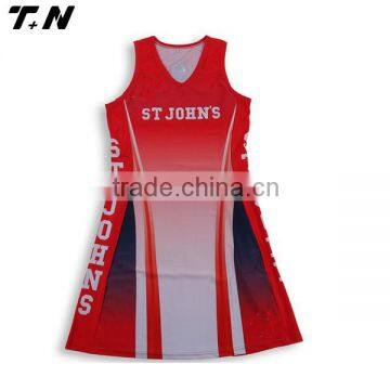 Wholesale latest design cheap netball dress