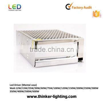 15w 50w 60w power supply 100w 150w 250w 400w for hottest selling