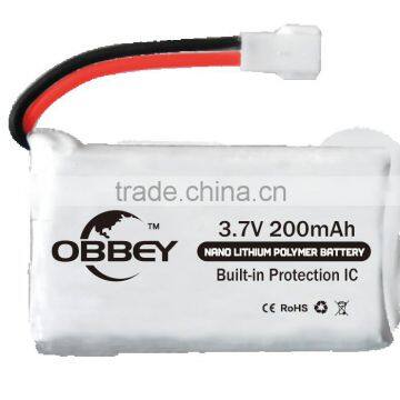 3.7v 200mah Rechargeable Lipo Single Cell for SYMA S105/S107G/S108 photo-2