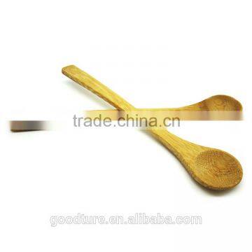 Flatware Well Polished Soup Coffee Spoon Bamboo Spoon Long Handle Stirring Spoon