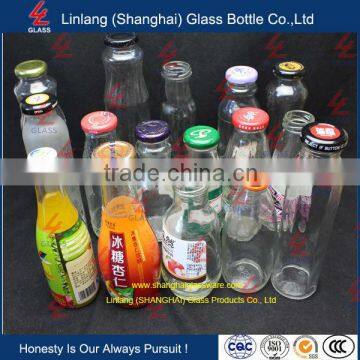 Wholesale Manufacture Import 50ml,60ml,80ml,100ml,120ml,200ml,330ml,Beverage Fruit Juice Glass Bottle