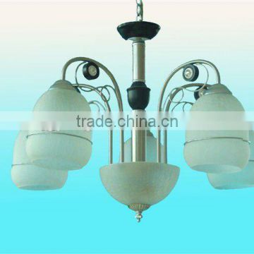 Modern chrome glass dining room chandeliers lamp with CE