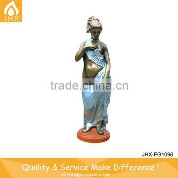 Indian Beauty Dancing Girl Fiberglass Sculpture for Home Decor