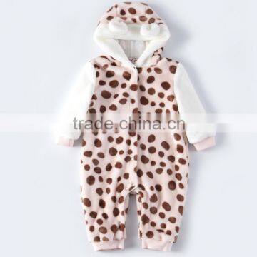 High Quality Infant Cloth Polka Dot Romper Baby Clothes For Winter