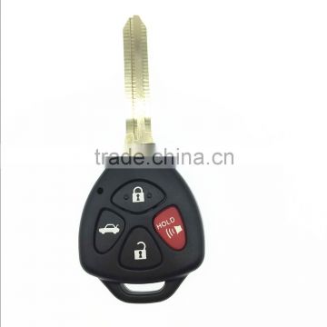 Toyota 4 buttons with trumpet button car key used for remote digital