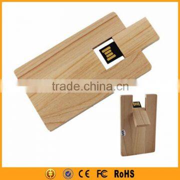 Wholesale wooden business card usb flash drive 8gb