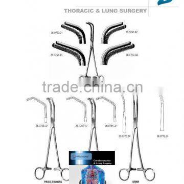 Cardiovascular Surgical Instruments, Bronchus Forceps, Ligature Forceps