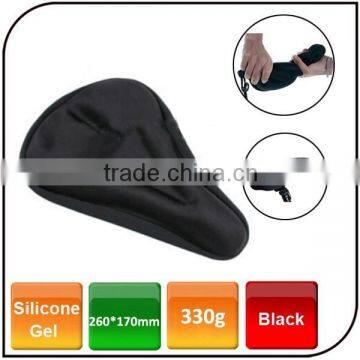 Bicycle Seat Cushion Waterproof Soft Silicone Gel with 3D Bike Seat Cover for Bicycle Saddle