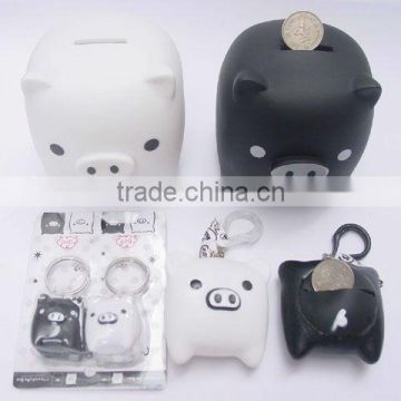 CE ROSH EN71 piggy plastic money bank