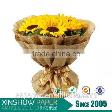 Classic english kraft flower wrapping paper for flower paper thin kraft paper