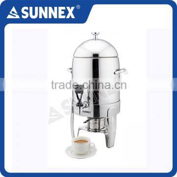 SUNNEX Customized Highly Polished Stainless Steel Warming Tea Urn