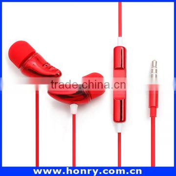 Fashionable electroplate earphone and headphone for iphone 6