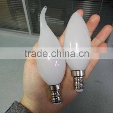Led Lighting Candle Long Tail With Tail C37 Bulb 6w IC Driver E12 E14 E26 E27 Base CE RoHS Certifications Plastic Plus Aluminium photo-4
