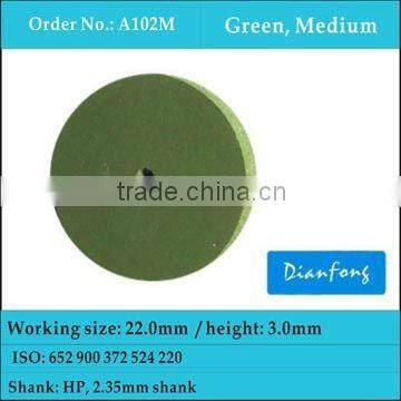 green rotary polisher for grind precious metal casting