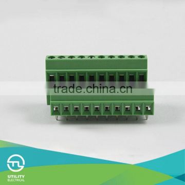 UTL MU1.0H2L3.5 PCB Male/Female Terminal Block Screw