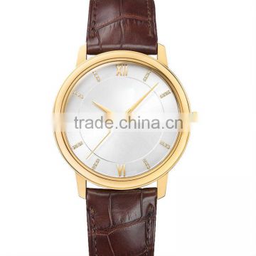 diamond quartz ladies18k gold watch japanese movement watches