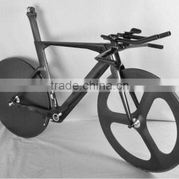 Made in China full carbon TT bike frame in UD matte finish triathlon bicycle frames FM087