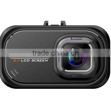 2.7" TFT 1920*1080P Full HD 30FPS 170 Degree WDR G-sensor 6G Glass Lens Car Dash Camera