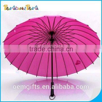 24K Umbrellas Fashion cheap Straight Golf Umbrellas