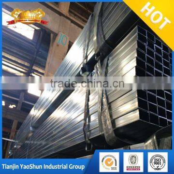 galvanzied square steel pipe/tube/pre galvanized rectangular steel pipe in china supplier/structural tube from