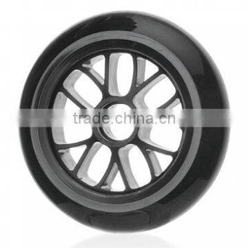 Black PU wheel for skate