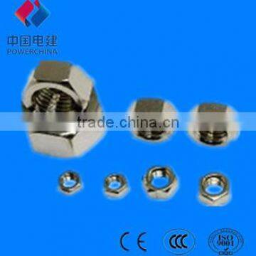 The overhead line fittings hot sale Mild steel Nut DIN934 & ISO 4032/wire nut