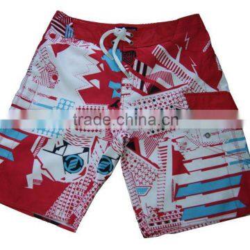 Printed Men's Beach Shorts, Surfer Shorts