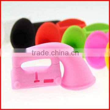 Wireless Portable Silicon Speaker, Rubber Amplifier Silicone Horn Speaker for Iphone Quality Choice